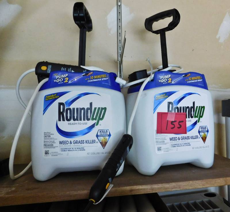 lot 155 image: roundup  there is a little more than one gallon