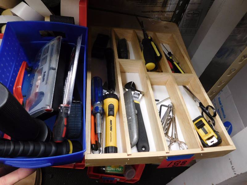 lot 188 image: lot of shop tools all very useful