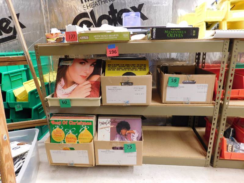 lot 196 image: shelving unit as seen no contents included