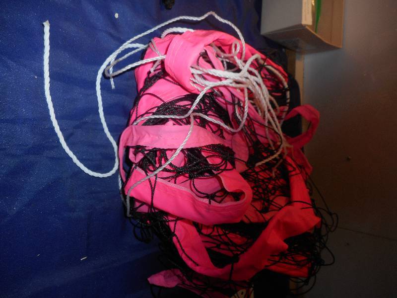 lot 30 image: PINK VOLLEY BALL NET