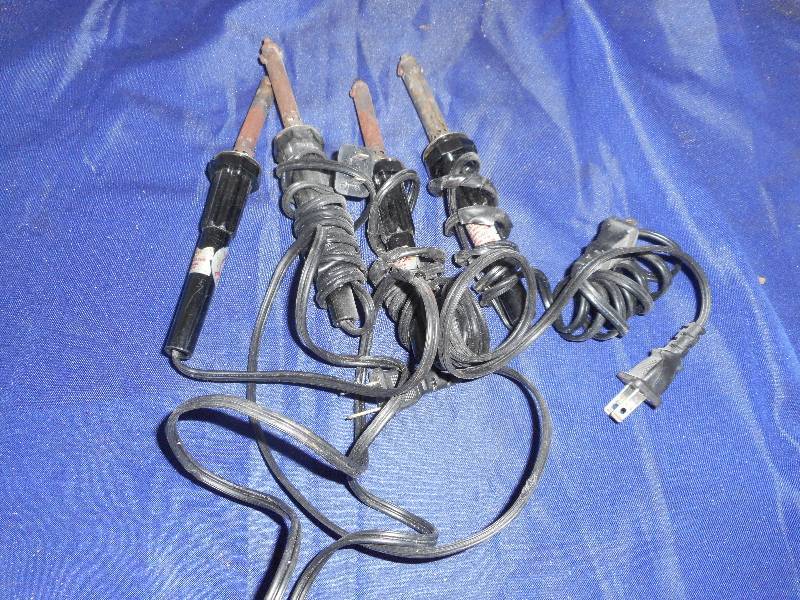 lot 77 image: 4 SOLDERING IRON
