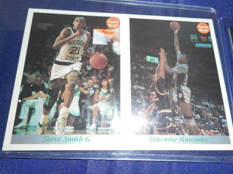 lot 97 image: 2 COLLECTIBLE BASKET BALL CARDS