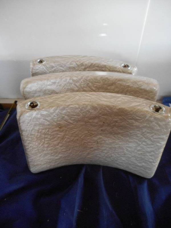 lot 164 image: 3 VINTAGE CHAIR BACKS