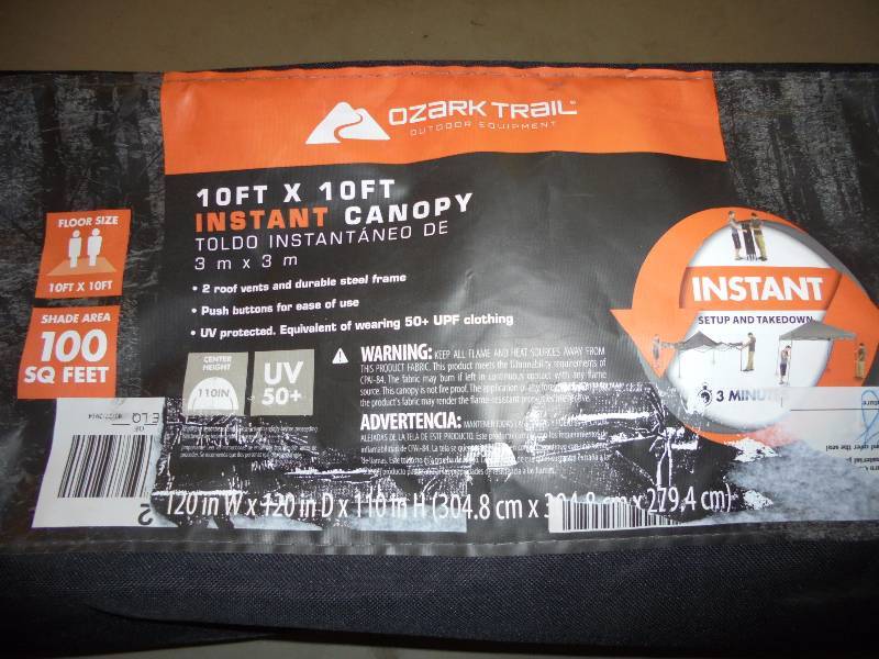 lot 87 image: Ozark Trail, 10x10 Canopy