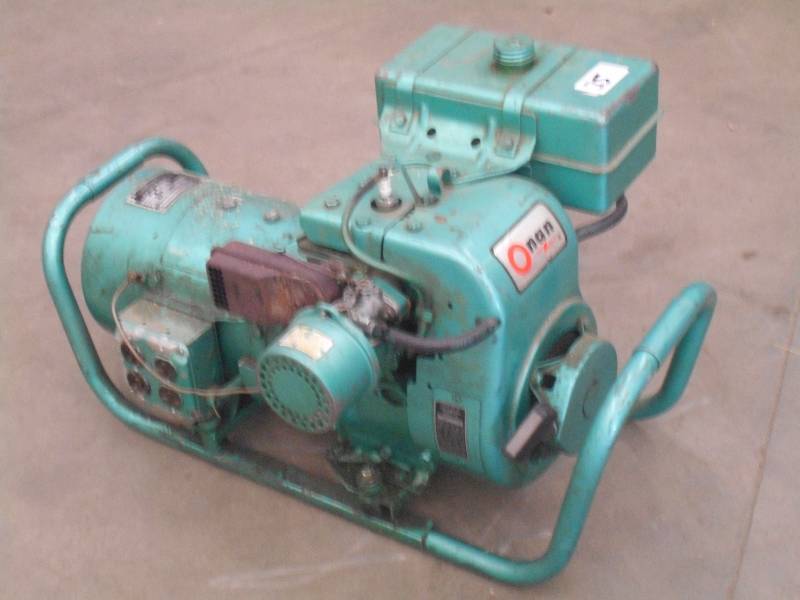 lot 35 image: Onan Gas-Powered Generator, Tecumse...