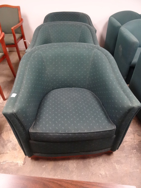 3 Matching Wood Framed Side Chairs
