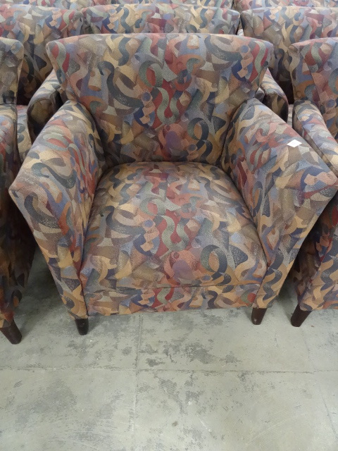 6 Matching Cushioned  Chairs