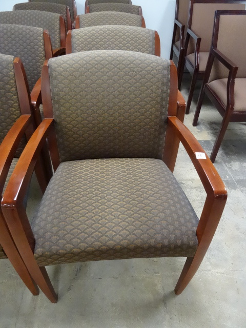 5 Matching Wood Framed Side Chairs