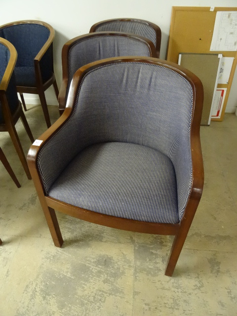 3 Matching Wood Framed Side Chairs
