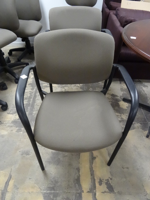2 Matching Metal Framed Side Chairs