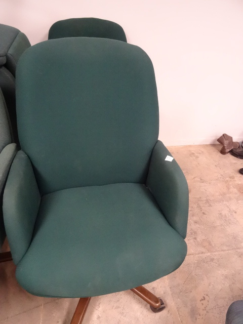 2 Matching Office Chairs on Wheels
