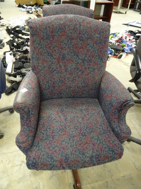 2 Matching Office Chairs on Wheels