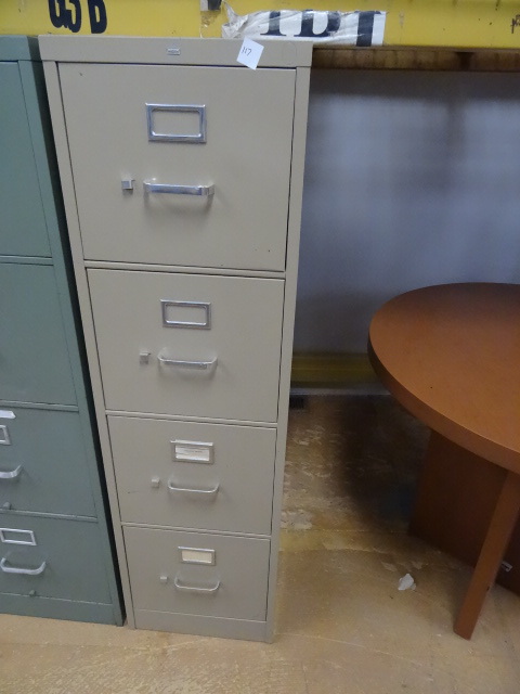 15 Metal 4 Drawer File Cabinet