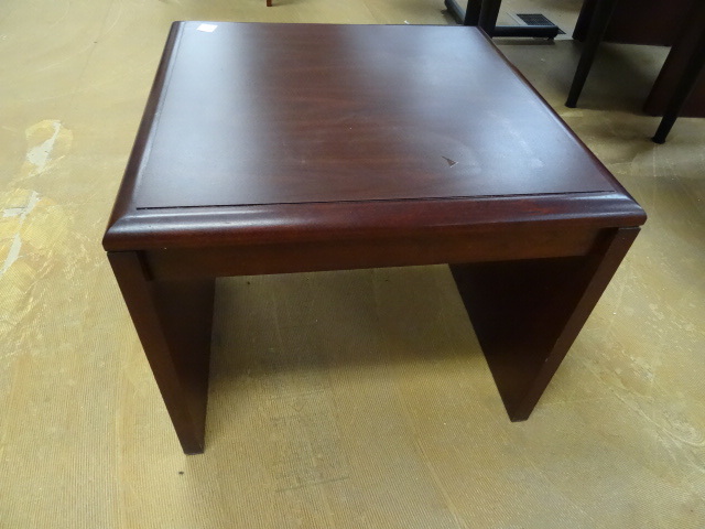 24 X 24 X 19 Wood End Table