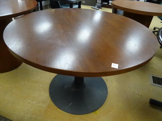 42 Round Table with Metal Base