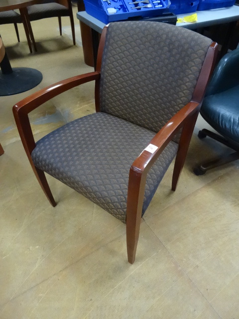 2 Matching Wood Framed Side Chairs