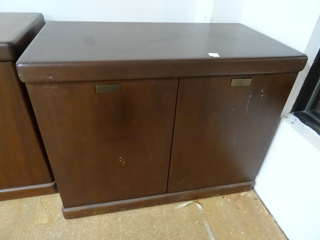2 Door Wood Cabinet 37 X 20 X 29