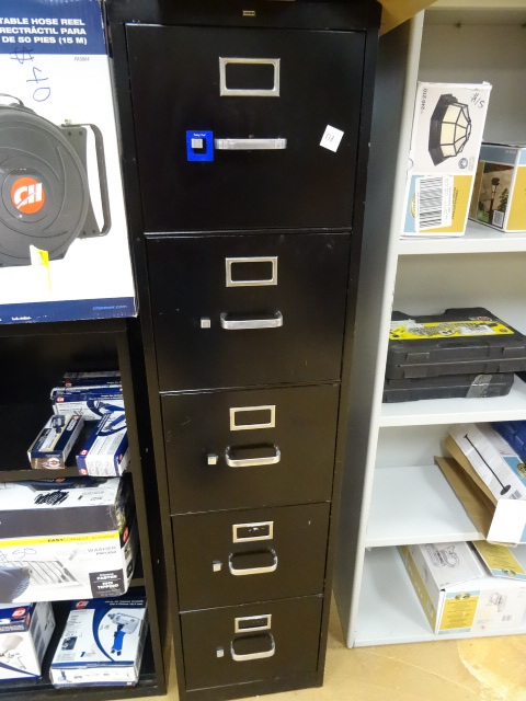 15 Metal 5 Drawer File Cabinet
