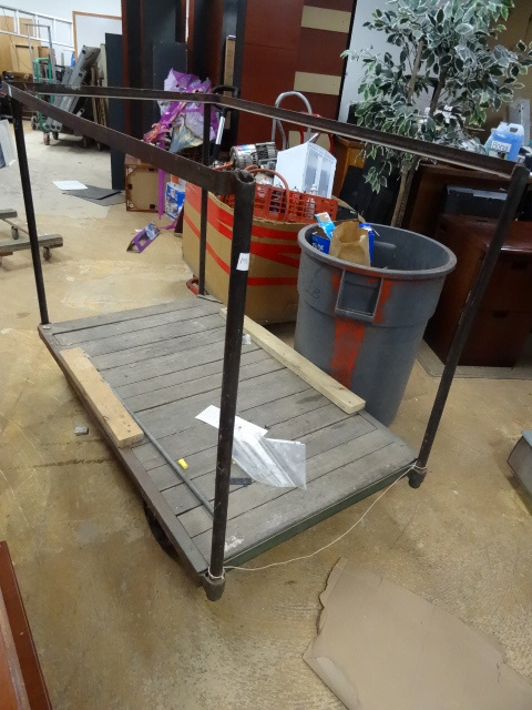 2 Wheeled Warehouse Cart 36 X 60
