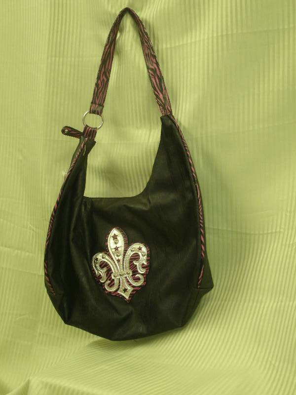 lot 44 image: Bongo Black Bag wZebra Strip