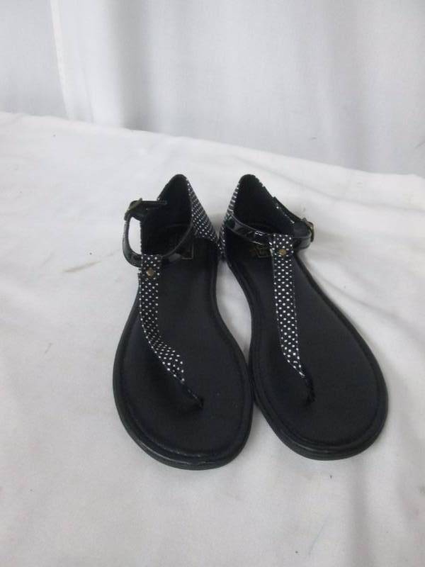 lot 67 image: Keds Womens Tealight T-Strap Micro Dot Thong Sandal