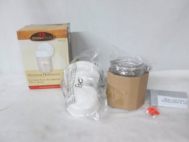 lot 79 image: Design House Jelly Jar Outdoor Downlight
