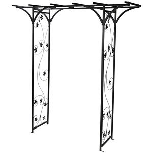 lot 33 image: Alcove Flat-Top Metal Garden Arbor