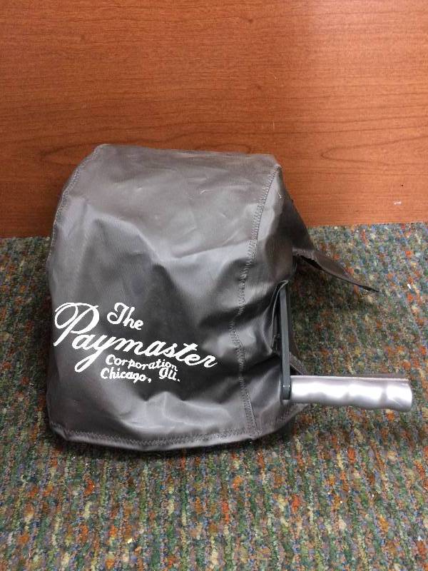 lot 42 image: Vintage Paymaster X-900 Check Writer Machine