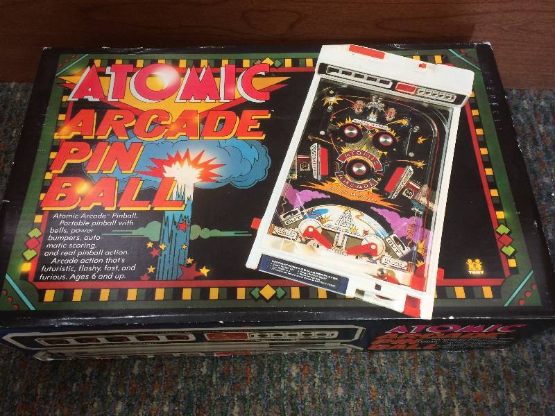 lot 45 image: Vintage Atomic Arcade Pin Ball Game