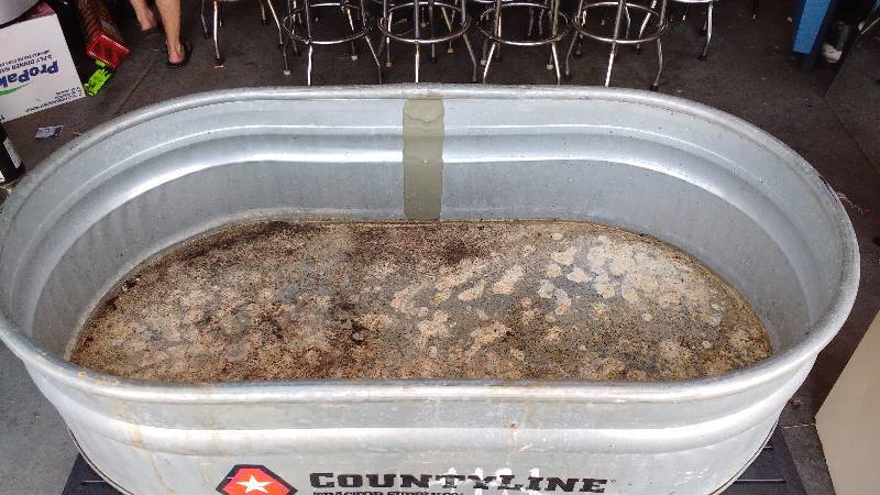 Beer Tub   Galvanized Tub