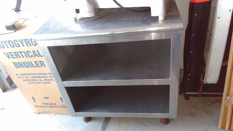 Stainless Station with Shelves