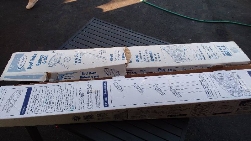 (2)  21 Ft Roof Rakes