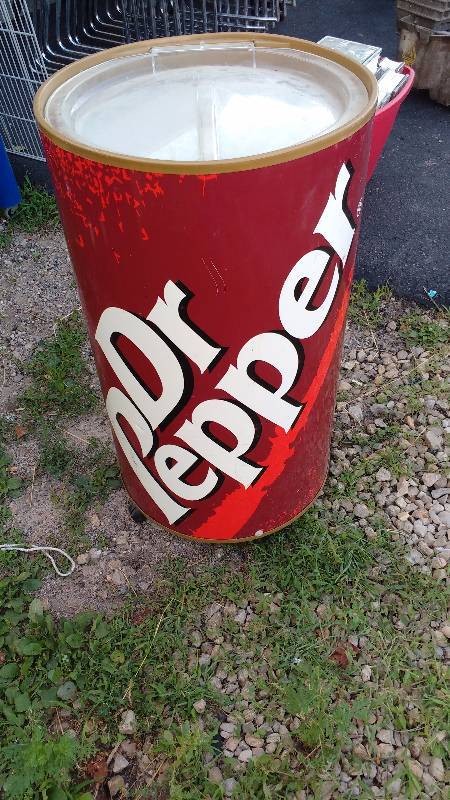 Dr Pepper Advertising Display Cooler