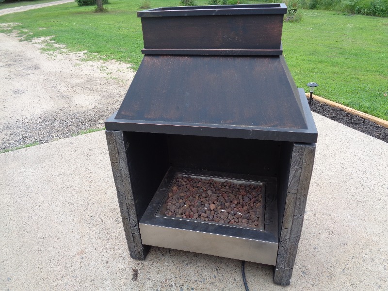Propane Fueled Outdoor Fire Place