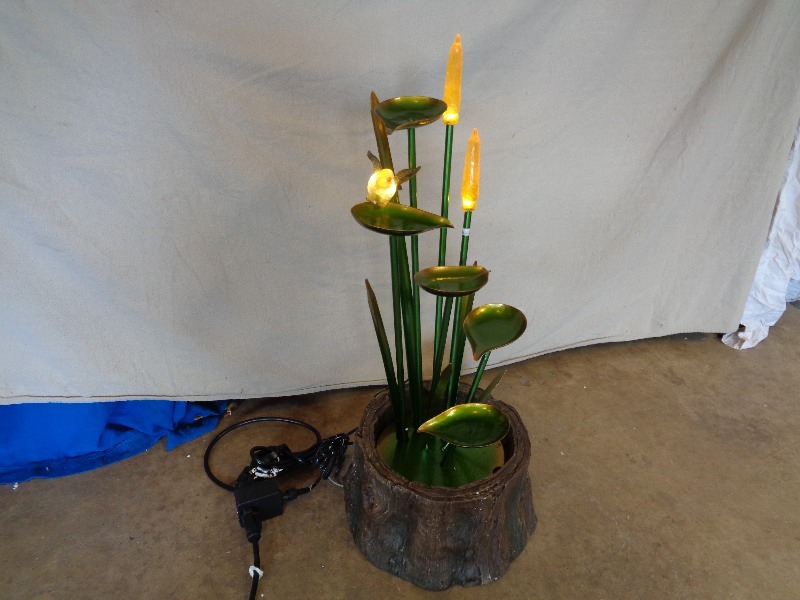 New Lighted Water Fountain  Feature