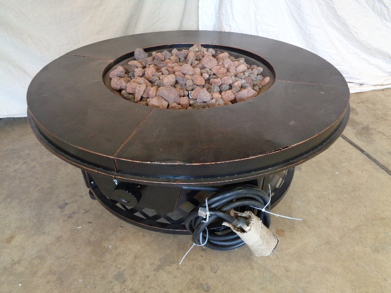New Metal Propane Fire Pit