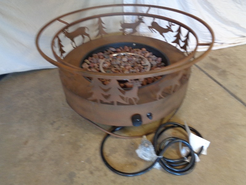 New Caribou Steel Propane Fueled Firepit
