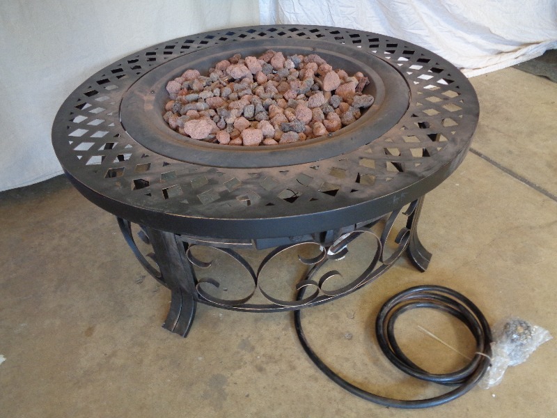 New Steel Propane Firepit