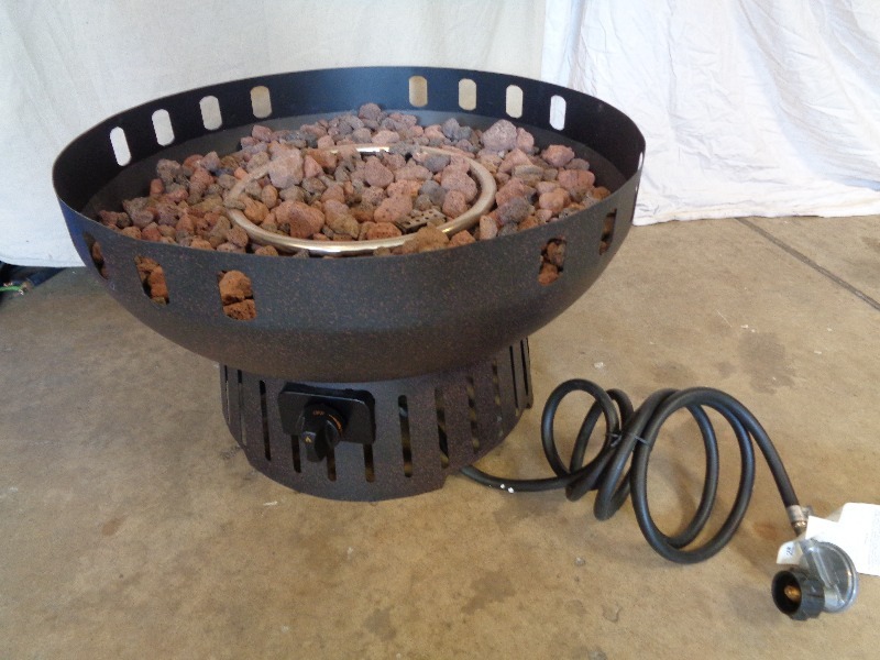 New Steel Propane Fueled Firepit