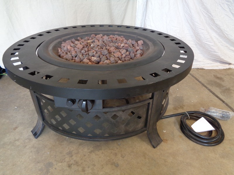 New Steel Propane Fueled Firepit