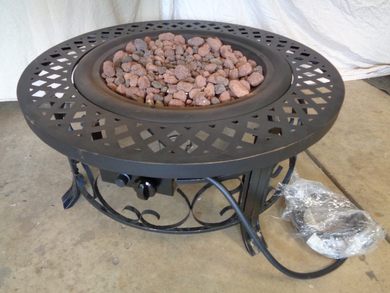 New Steel Propane Fueled Firepit