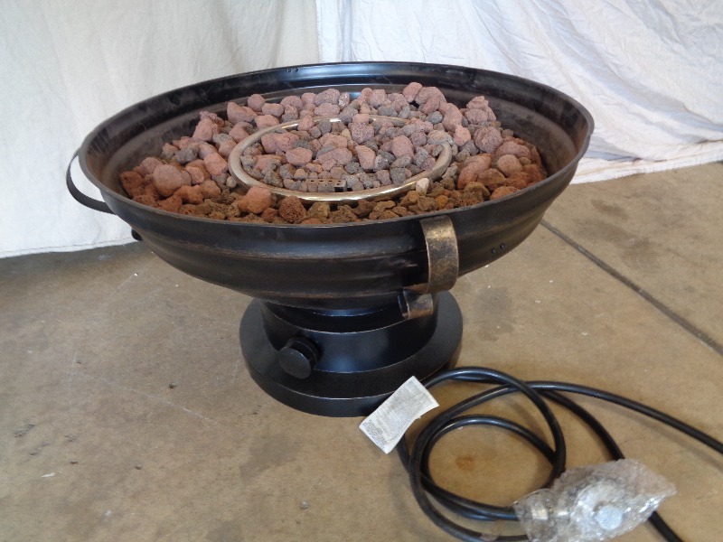 New Steel Propane Fueled Firepit