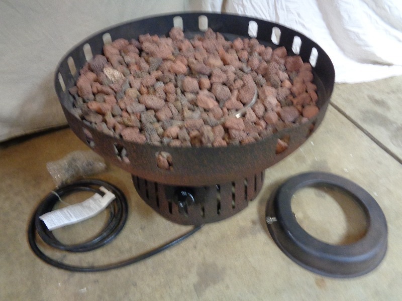 New Steel Propane Fueled Firepit