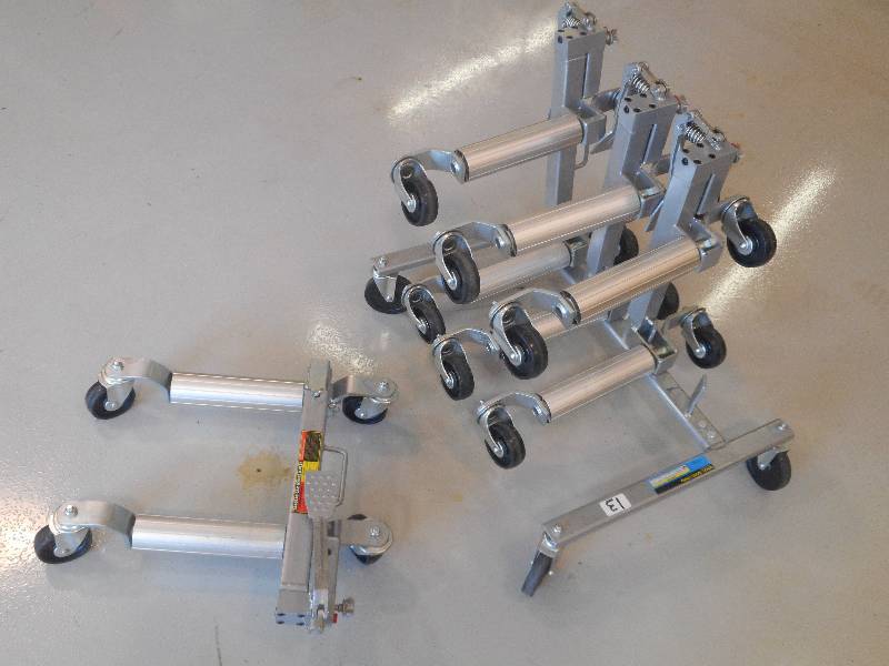 lot 13 image: Set Of (4) Like New Wheel Skate Car...