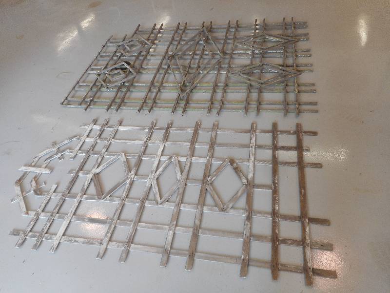 lot 47 image: (2) Vintage Wood Garden Trellaces, ...