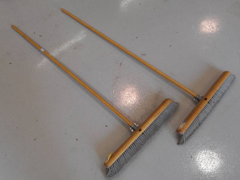 lot 59 image: Pair Of Floor Brooms ...