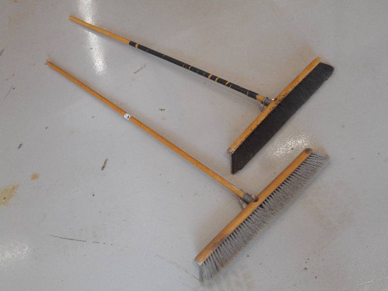 lot 60 image: Pair Of Floor Brooms ...