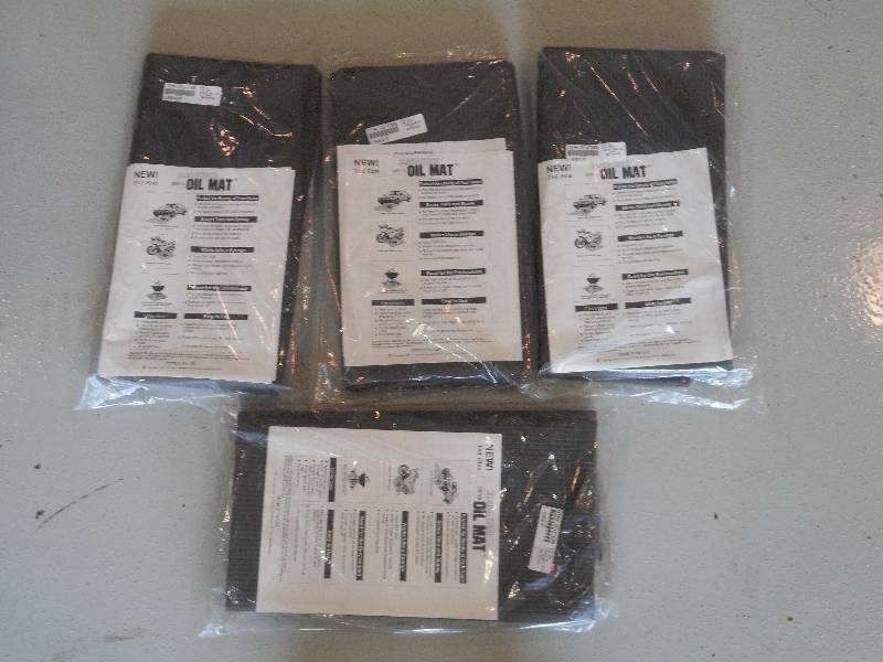 lot 72 image: (4) New 3x4 Abzorb Oil Mats ...