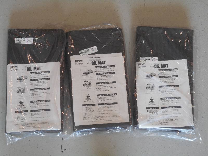 lot 74 image: (3) New 3x4 Abzorb Oil Mats ...