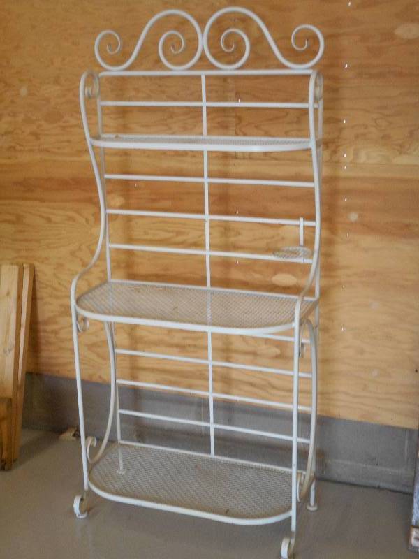 lot 82 image: 3-Tier Steel Rack, 6ft Tall ...